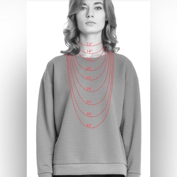 NEW 2028 Interchangeable NECKLACE SET 16" Red & Crystal Teardrop Pendants Boxed - Picture 3 of 4